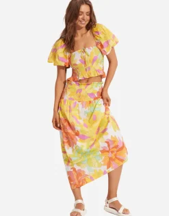 Seafolly Palm Springs Shirring Skirt - Limelight Online