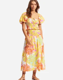 Seafolly Palm Springs Shirring Skirt - Limelight Online