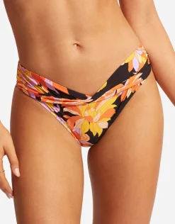 Seafolly Palm Springs Twist Band Hipster Bikini Pant - Black Discount