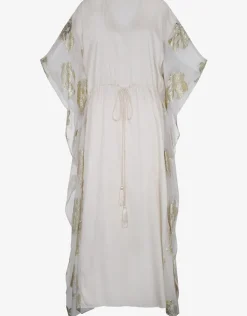 Pitusa Palm Tree Kaftan - White Sale