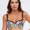 Nuria Ferrer Palm Underwired Balcony Bikini Top - Multi Outlet