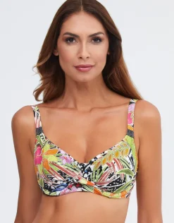Nuria Ferrer Palm Underwired Bikini Top - Multi Discount