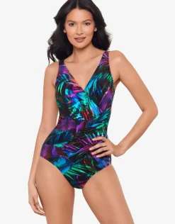 Miraclesuit Palma Paradiso Oceanus Swimsuit - Multi New