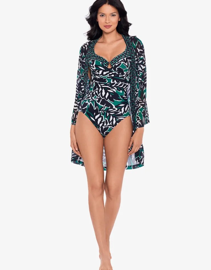 Miraclesuit Palma Verde Kimono - Green Online