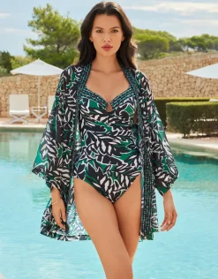 Miraclesuit Palma Verde Kimono - Green Online