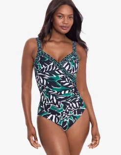Miraclesuit Palma Verde Sanibel Swimsuit - Green Hot