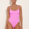 Hunza G Pamela Swimsuit - Bubblegum Hot