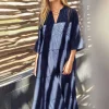 Iconique Penny Maxi Dress - Navy Blue Hot