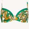 Maryan Mehlhorn Perceptions Underwired Bikini Top - Cream and Green Discount