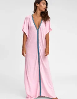 Pitusa Pima Abaya Dress - Light Pink New