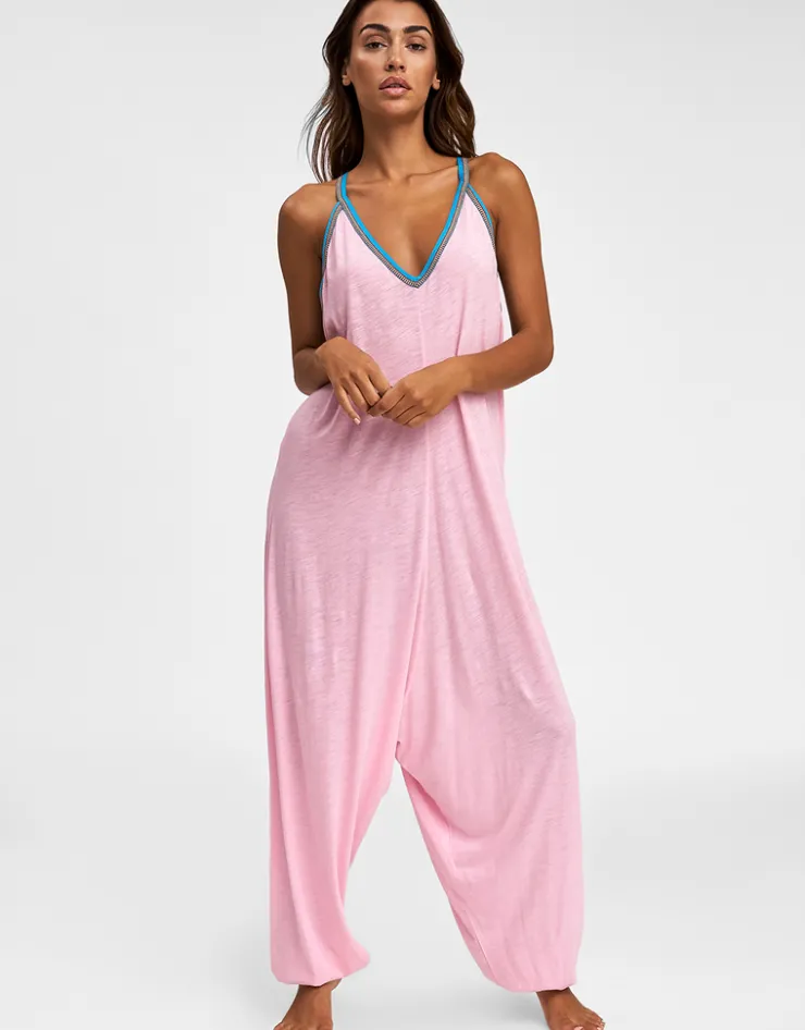 Pitusa Pima Jumpsuit - Light Pink Online