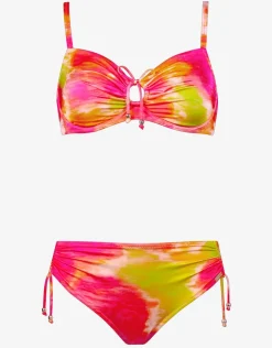 Charmline Pink Aqua Underwired Bikini Set - Pink Mix Sale