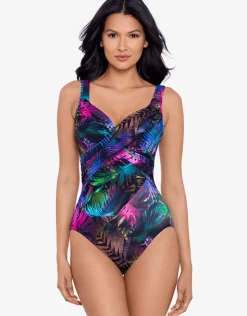 Miraclesuit Pixel Palmas Revele Swimsuit - Multi Sale