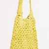 Seafolly Plaited Rope Tote Bag - Celery Outlet