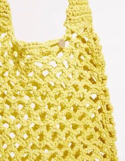 Seafolly Plaited Rope Tote Bag - Celery Outlet