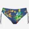 Lidea Plunge Adjustable Bikini Pant - Indigo Rainbow Sale