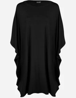 Charmline Poncho Tunic - Black New