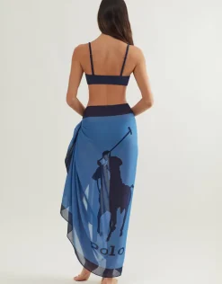 Polo Ralph Lauren Pony Long Pareo - Periwinkle Best