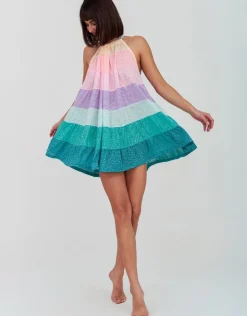 Pitusa Popsicle Halter Mini Dress - Pastels Discount