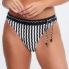 Nuria Ferrer Portofino Bikini Pant - Black and White Hot