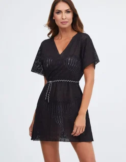 Nuria Ferrer Portofino Mini Dress - Black Hot
