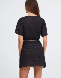Nuria Ferrer Portofino Mini Dress - Black Hot