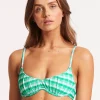 Seafolly Portofino Sweetheart Underwire Bikini Top - Jade Discount