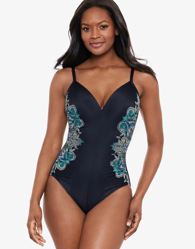 Miraclesuit Precioso Temptation Swimsuit - Black Outlet