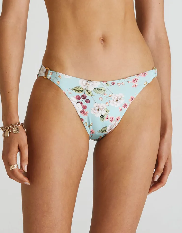 Aqua Blu Primrose Alexis Cheeky Bikini Pant - Floral New