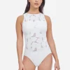 Gottex Profile Late Bloomer High Neck Swimsuit - White Discount