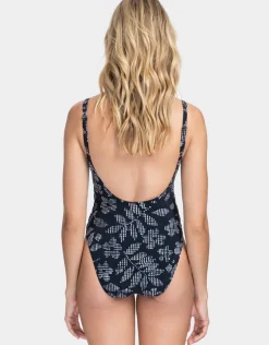 Gottex Profile Pepita Lace Up Side Swimsuit - Black/White Discount