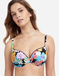 Gottex Profile Rising Sun D Cup Bikini Top - Black Online