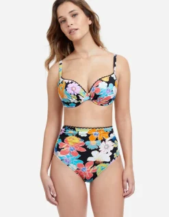 Gottex Profile Rising Sun D Cup Bikini Top - Black Online