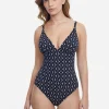 Gottex Profile Supreme V Neck Swimsuit - Black Hot