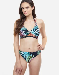 Gottex Profile Tropico Ruched Bikini Pant - Black Discount