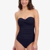 Gottex Profile Tutti Frutti Bandeau Swimsuit - Black Sale