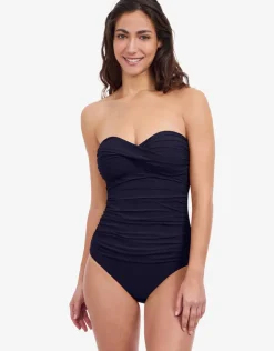 Gottex Profile Tutti Frutti Bandeau Swimsuit - Black Sale