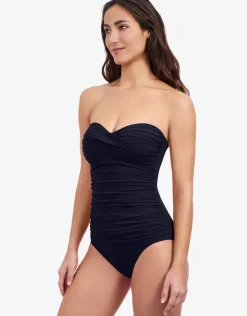 Gottex Profile Tutti Frutti Bandeau Swimsuit - Black Sale