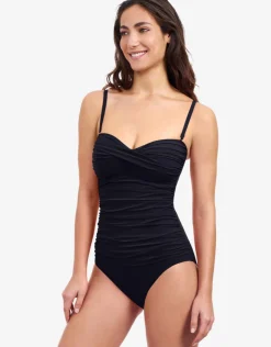 Gottex Profile Tutti Frutti Bandeau Swimsuit - Black Sale