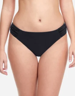 Gottex Profile Tutti Frutti Ruched Side Bikini Pant - Black Outlet