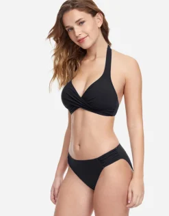 Gottex Profile Tutti Frutti Ruched Side Bikini Pant - Black Outlet