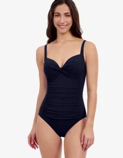 Gottex Profile Tutti Frutti Sweetheart Twist Swimsuit - Black Outlet
