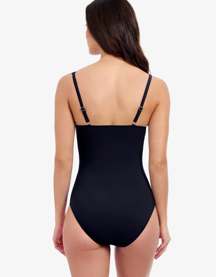 Gottex Profile Tutti Frutti Sweetheart Twist Swimsuit - Black Outlet