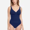 Gottex Profile Tutti Frutti V Neck Swimsuit - Navy Fashion