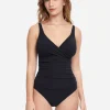 Gottex Profile Tutti Frutti V Neck Swimsuit - Black Best