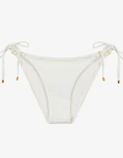 PQ Swim Pure Detail Tie Full Bikini Pant - White Discount