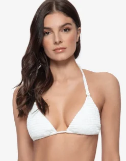 PQ Swim Pure Detail Tri Bikini Top - White Hot