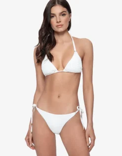 PQ Swim Pure Detail Tri Bikini Top - White Hot
