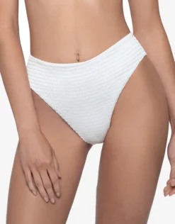PQ Swim Pure Hillary High Waist Bikini Pant - White Outlet