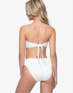 PQ Swim Pure Hillary High Waist Bikini Pant - White Outlet
